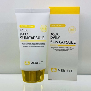 Aqua Daily Sun Capsule spf 30+ pa++/ Солнцезащитный увлажняющий гель с капсулами spf 30+ pa++ -60 мл